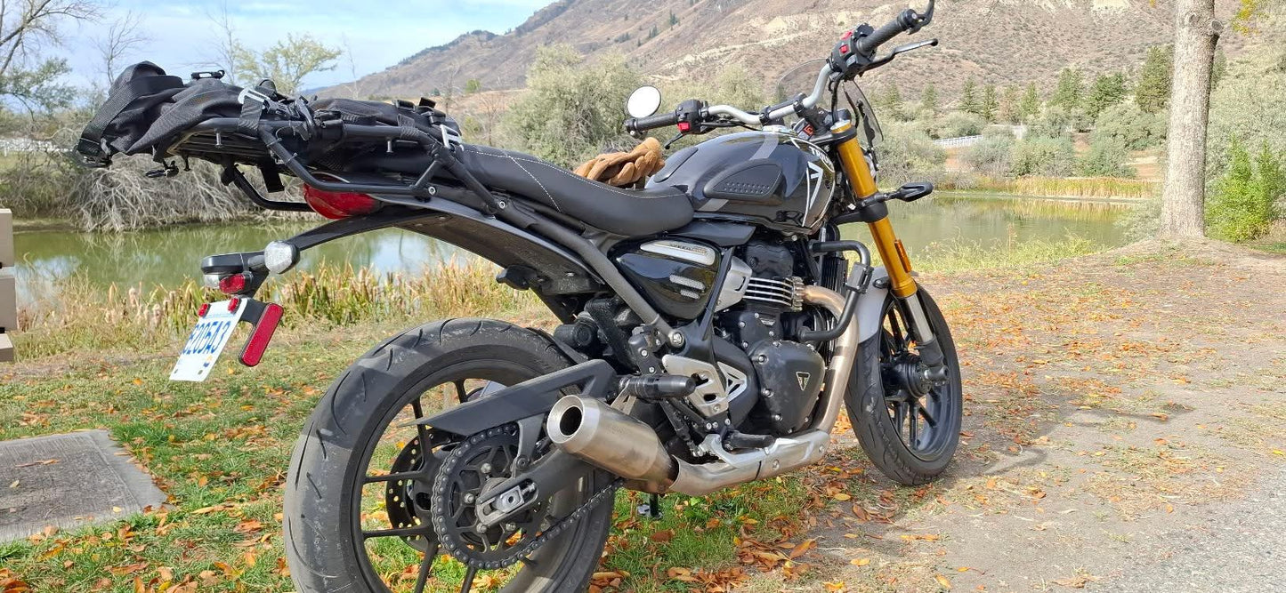 AEW Exhaust For Triumph Scrambler 400 X and Speed 400