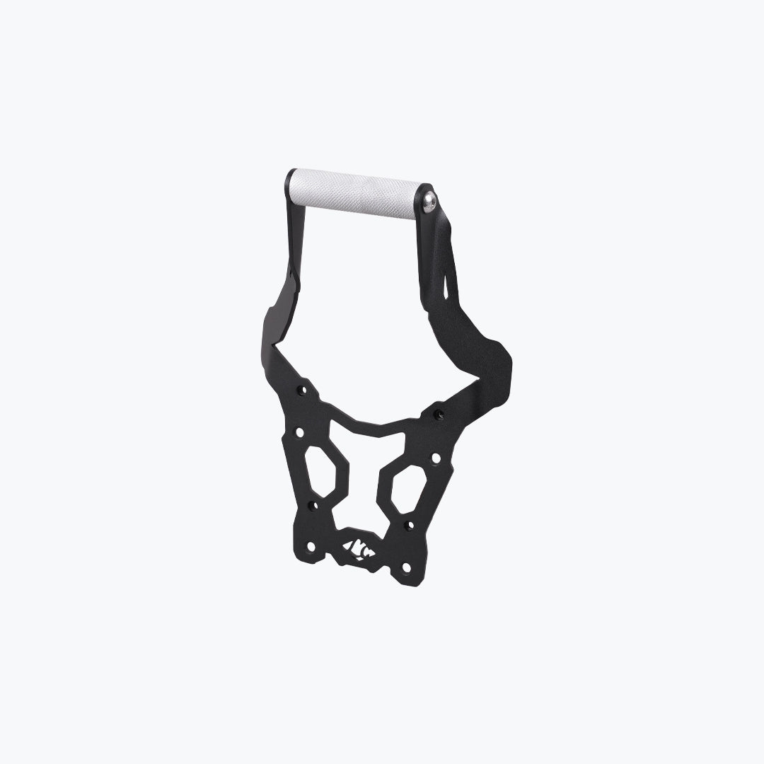 BMW F450 GS GPS Mount with Visor Extender - mounting hardware view