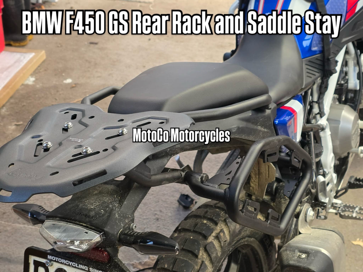 BMW F450 GS Saddle Stay Black - Soft Luggage & Saddlebag Support