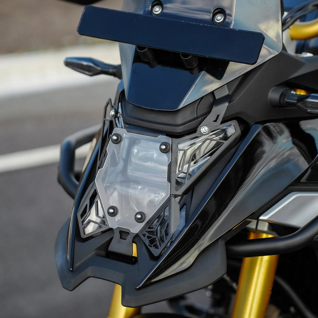 BMW F450 GS Headlight Shield - Black