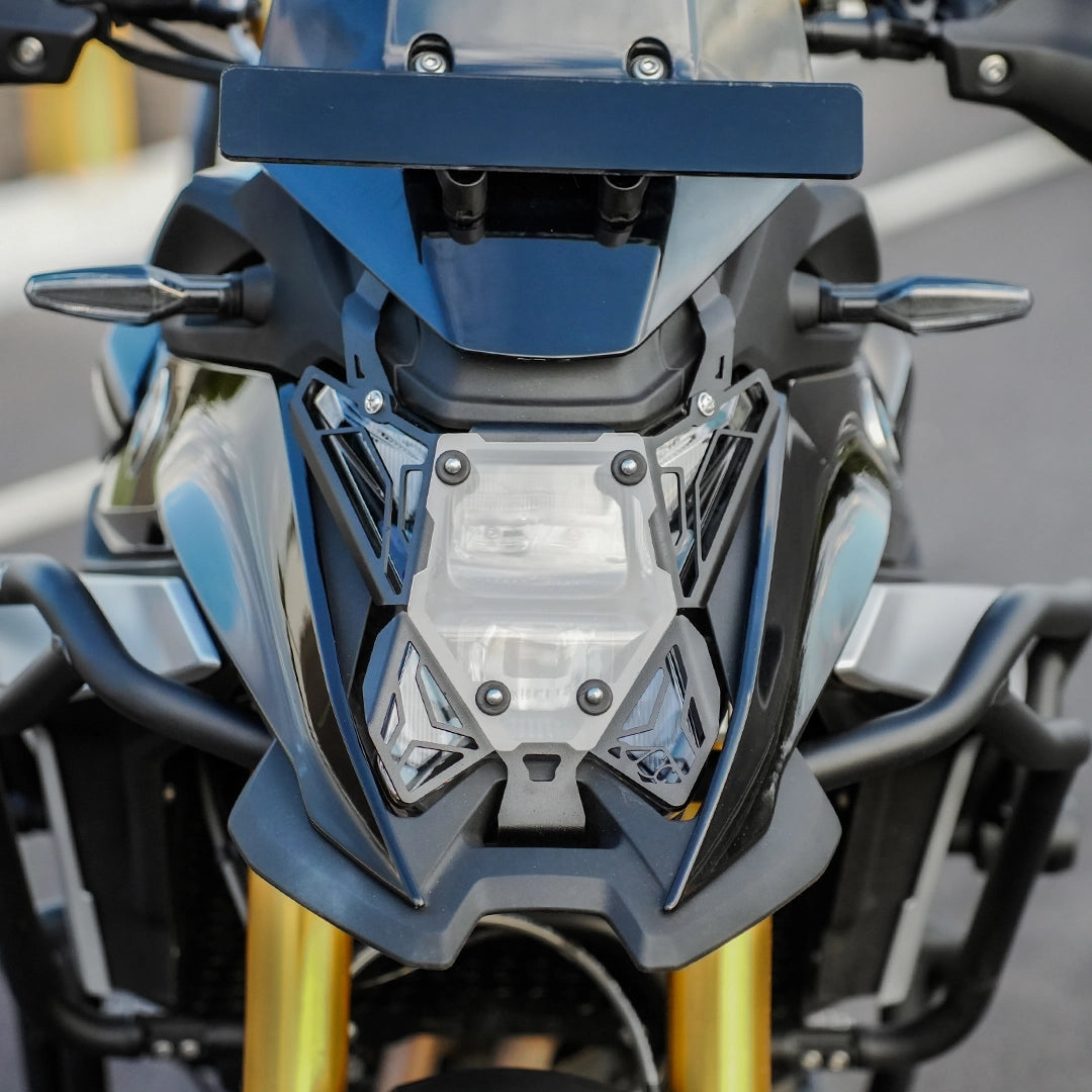 BMW F450 GS Headlight Shield - Black