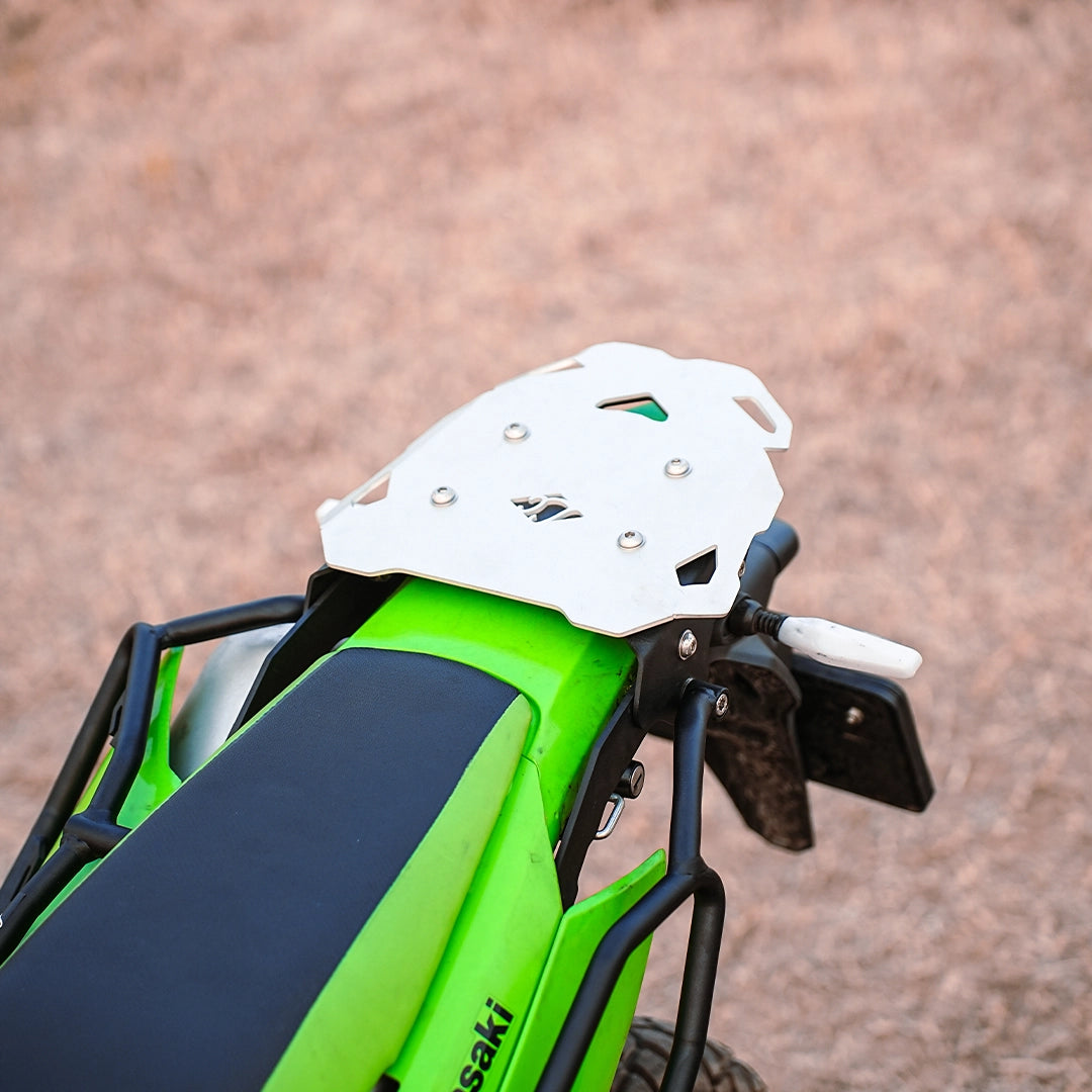 Kawasaki KLX 230 Luggage Carrier with Silver Plate | CBU Version | MotoCo Motorcycles