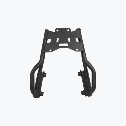Triumph Tracker 400 rear luggage carrier detail - MotoCo Motorcycles