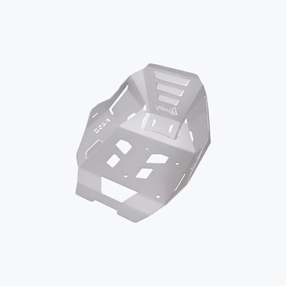 BMW F450 GS Bash Plate Silver - side profile