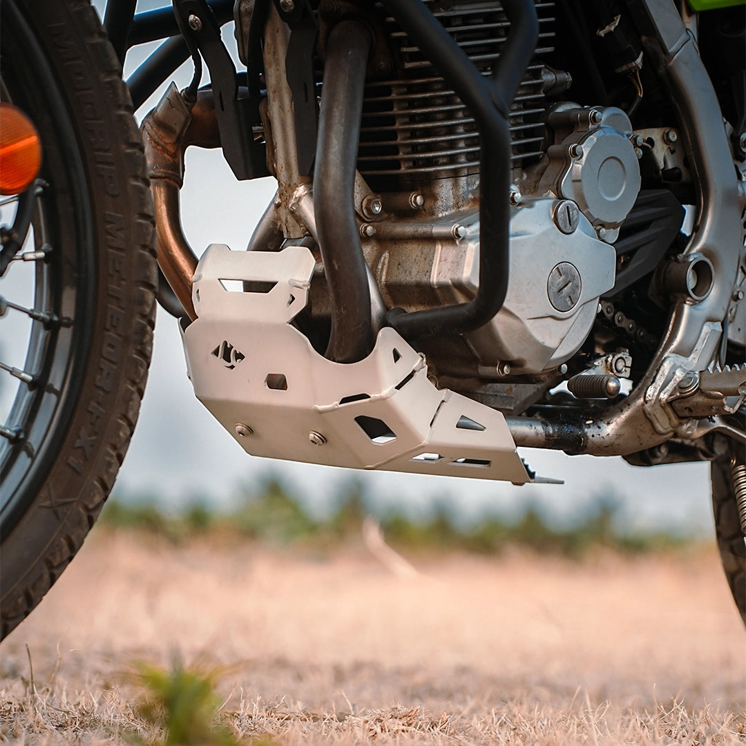 Kawasaki KLX 230 Engine Skid Plate - Silver | CBU Version | MotoCo Motorcycles