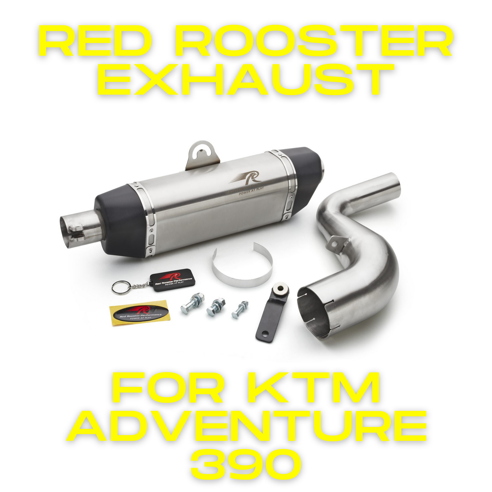 Red Rooster Exhaust For KTM Adventure 390 MotoCo