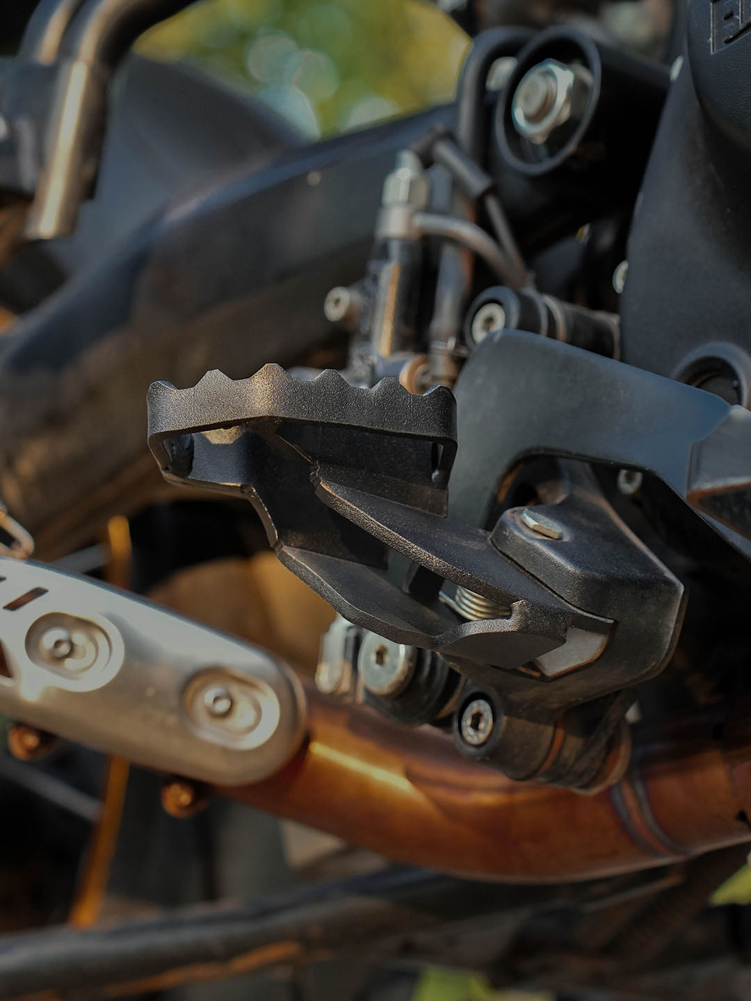 Royal Enfield Himalayan 450 off-road footrest by MotoCo Motorcycles
