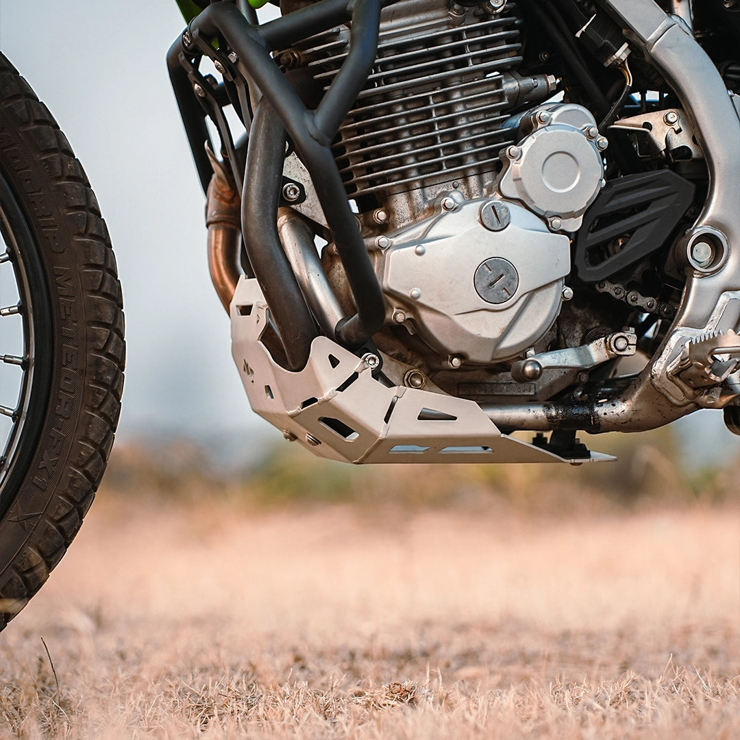 Kawasaki KLX 230 Engine Skid Plate - Silver | CBU Version | MotoCo Motorcycles