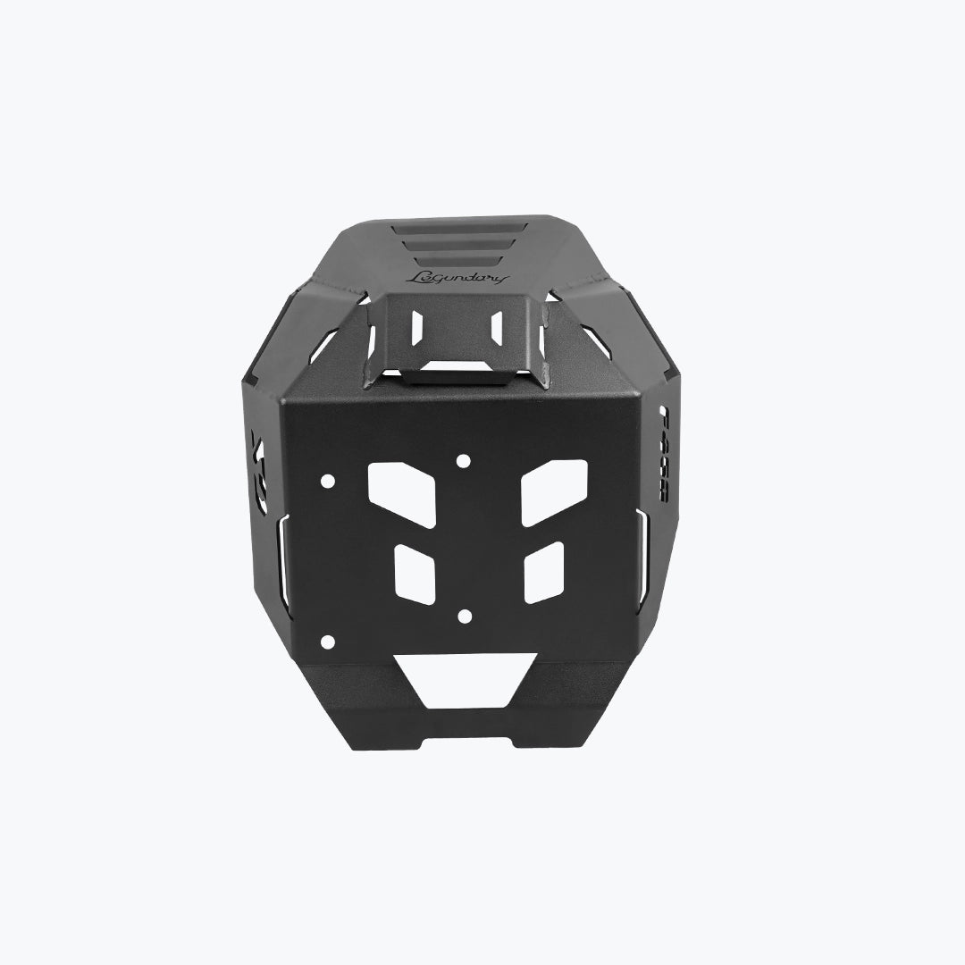 BMW F450 GS Bash Plate Black - side profile