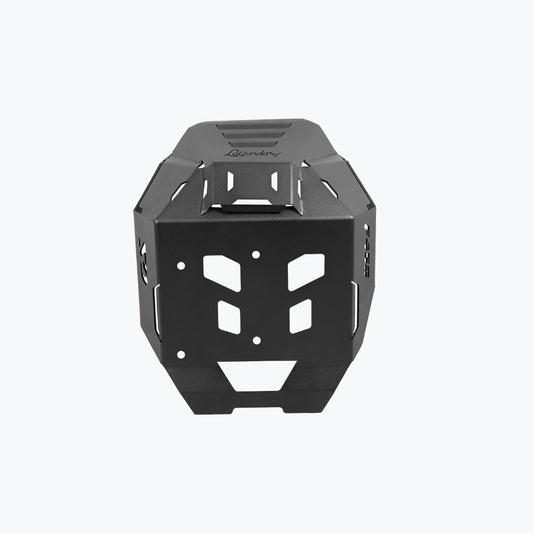 BMW F450 GS Bash Plate Black - side profile