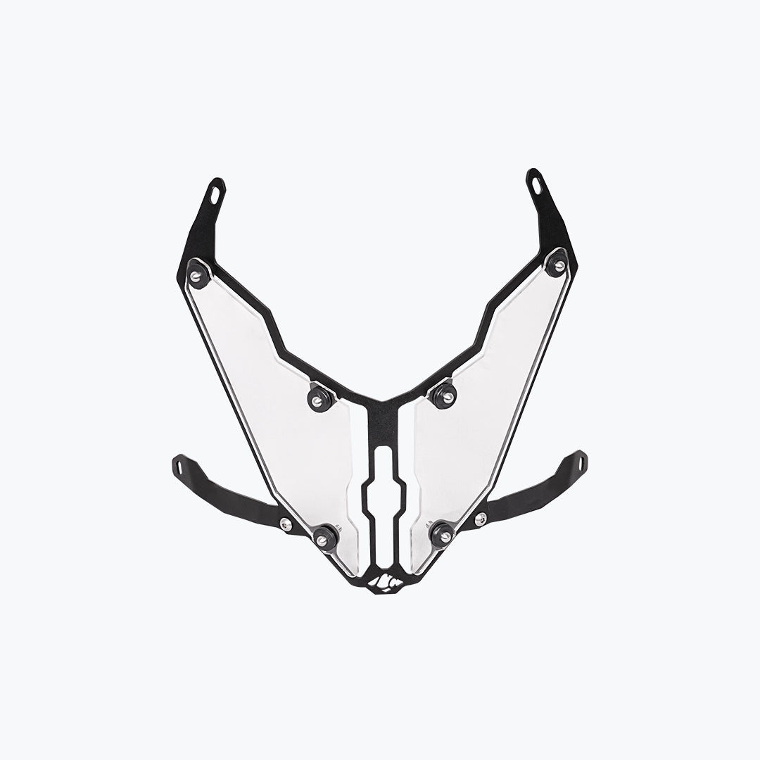 Honda Transalp 750 headlight protector shield black by MotoCo