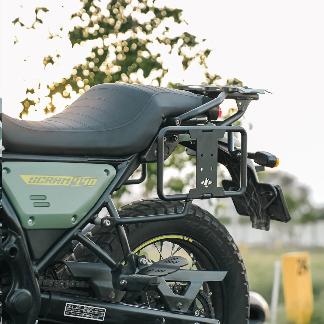 Royal Enfield Scram 440 Saddle Stay for Pannier Bags - Black