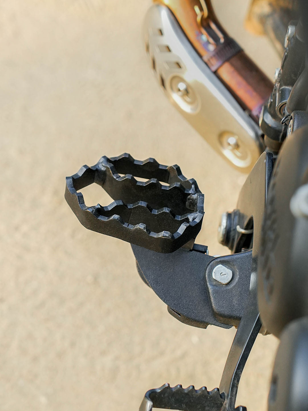Royal Enfield Himalayan 450 off-road footrest by MotoCo Motorcycles
