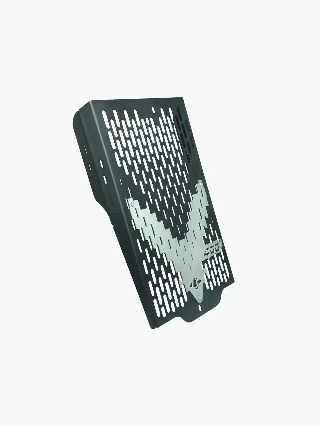 Triumph Tracker 400 radiator guard black fitted - MotoCo Motorcycles