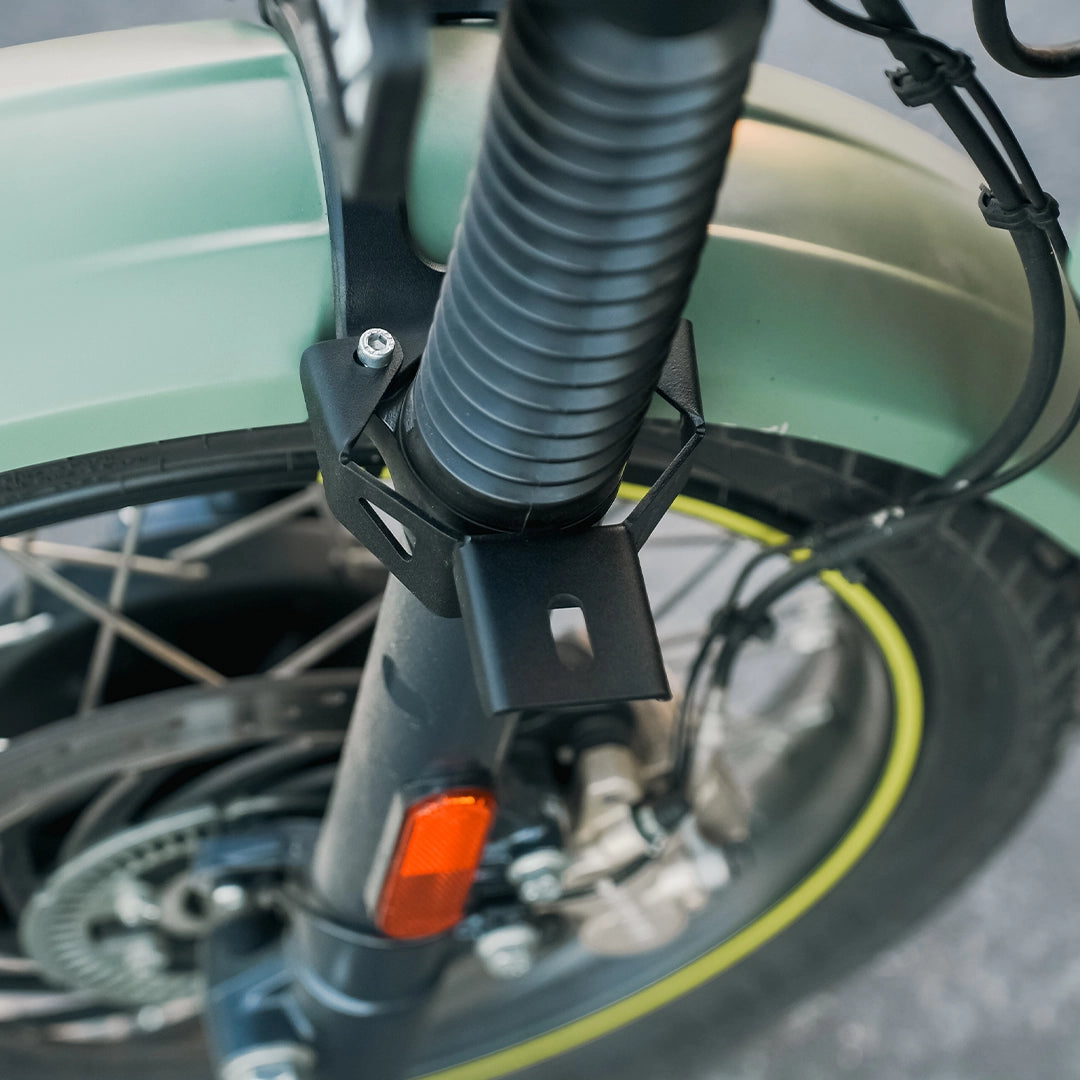 Royal Enfield Scram 440 Fog Light Mounting Bracket - Black