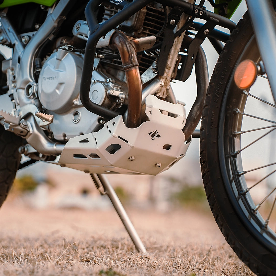 Kawasaki KLX 230 Engine Skid Plate - Silver | CBU Version | MotoCo Motorcycles