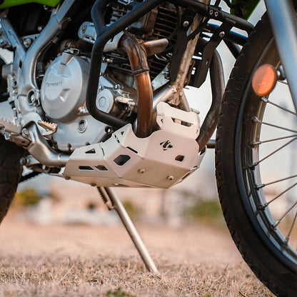Kawasaki KLX 230 Engine Skid Plate - Silver | CBU Version | MotoCo Motorcycles