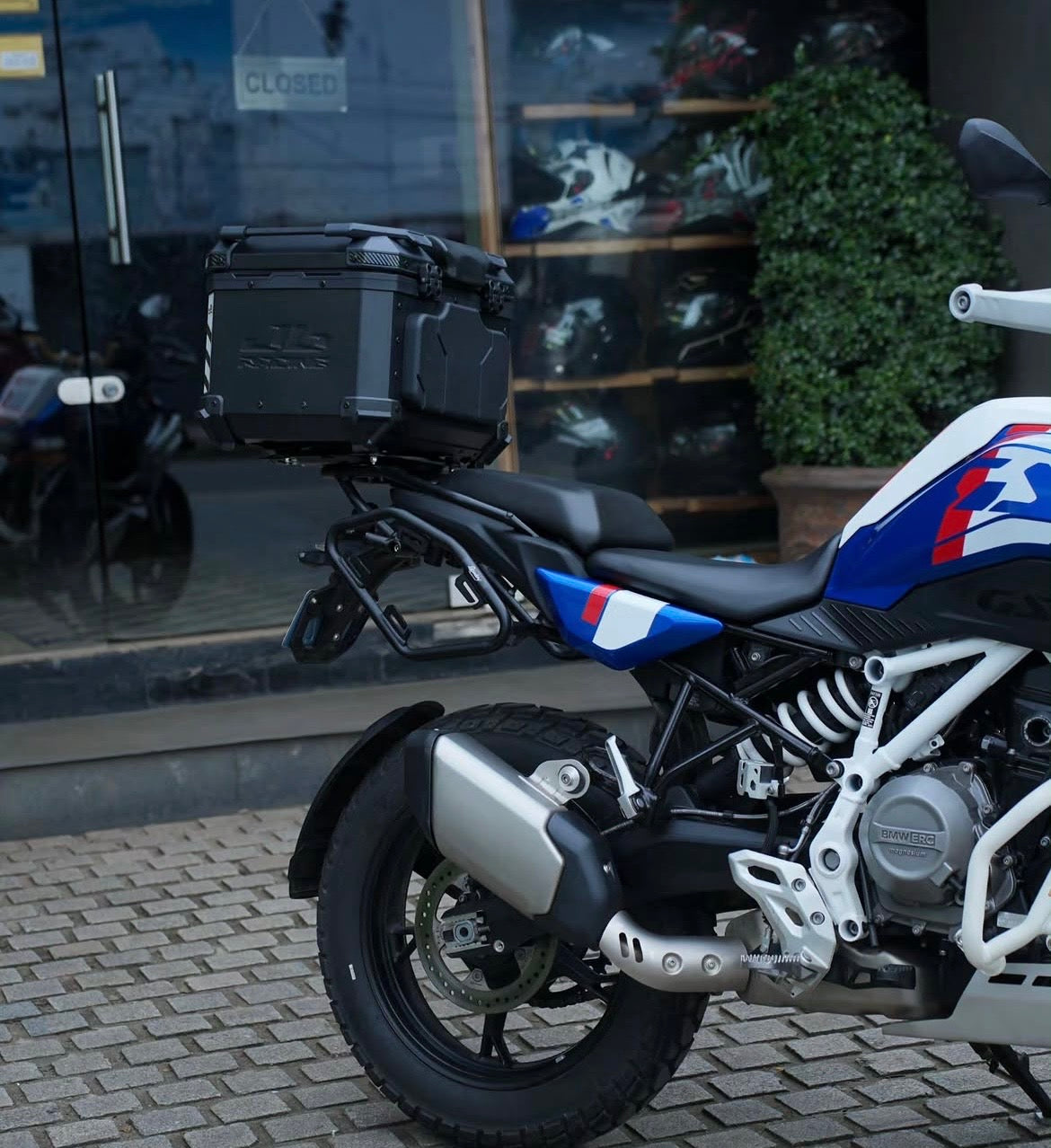 BMW F450 GS Saddle Stay Black - Soft Luggage & Saddlebag Support