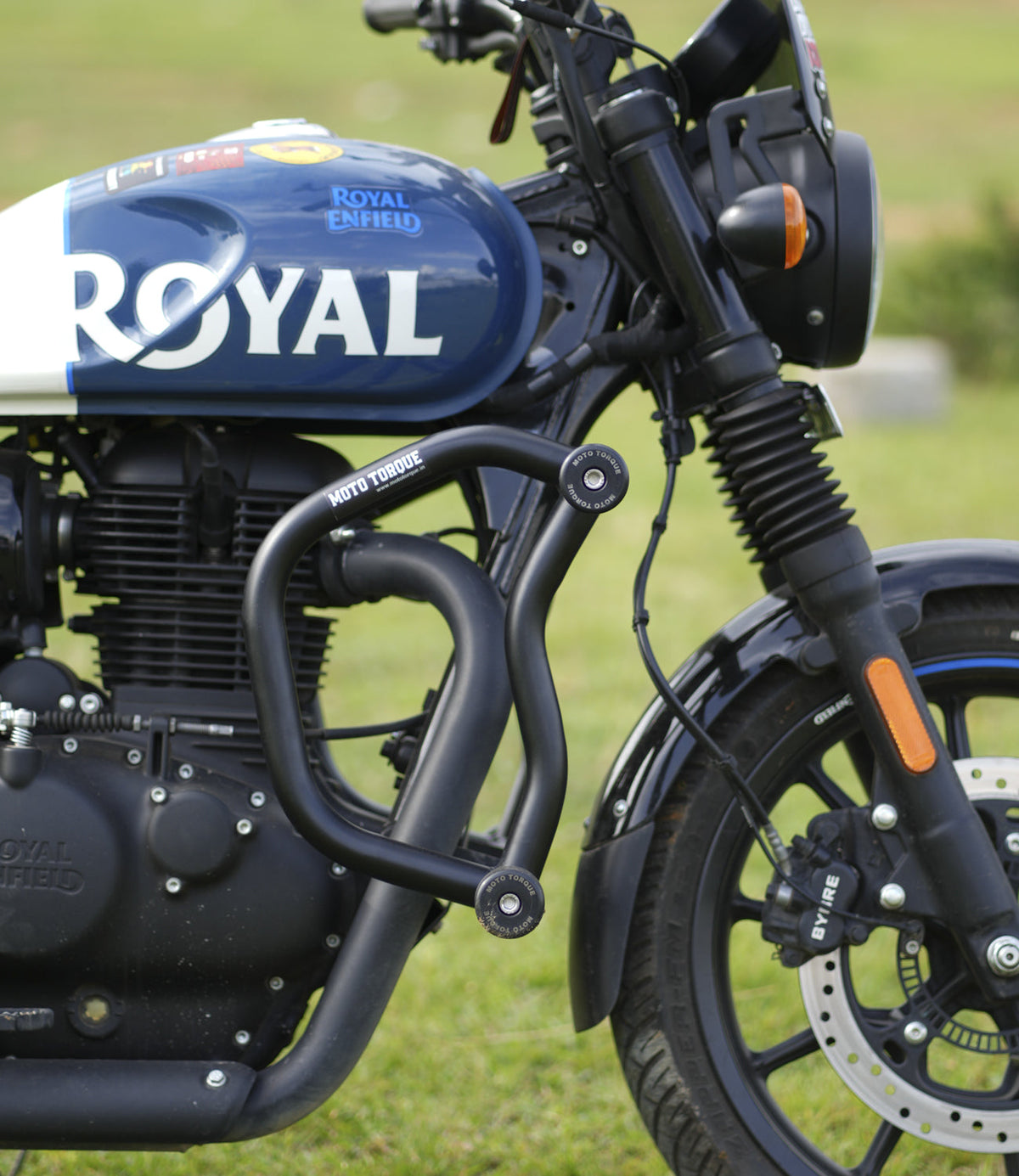 Royal Enfield Hunter 350 Crash Guard with Slider