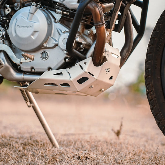Kawasaki KLX 230 Engine Skid Plate - Silver | CBU Version | MotoCo Motorcycles