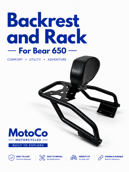 Backrest and Rack For Bear 650