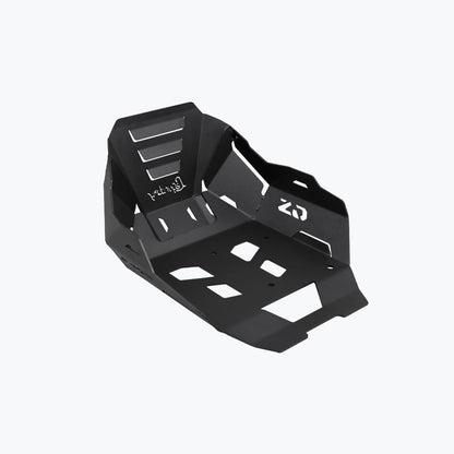 BMW F450 GS Bash Plate Black - rear angle