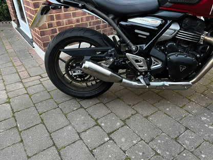 AEW Exhaust For Triumph Scrambler 400 X and Speed 400