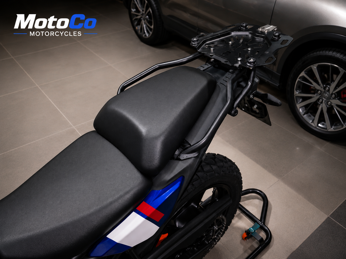 BMW F450 GS Luggage Carrier Black - Rear Rack