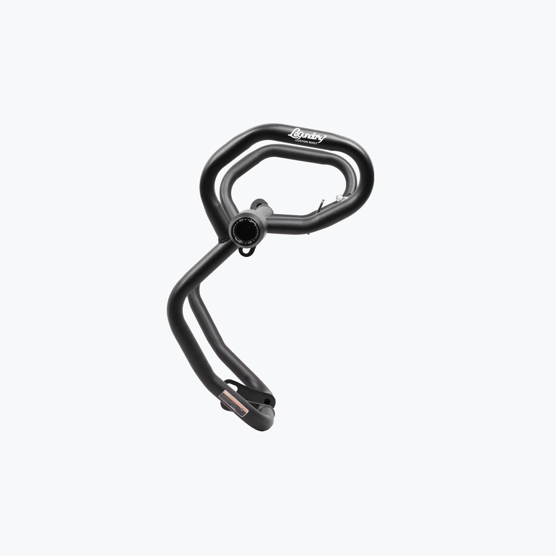 Royal Enfield Scram 440 Crash Guard with Frame Sliders - Black