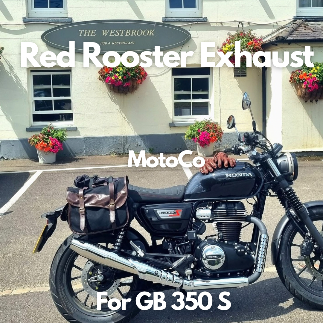Red Rooster Exhaust For Honda Highness CB 350 / GB 350S – MotoCo Red Rooster Exhaust For Honda Highness CB 350 / GB 350S – MotoCo