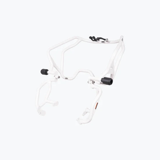 BMW F450 GS Crash Guard White - Engine & Frame Protection