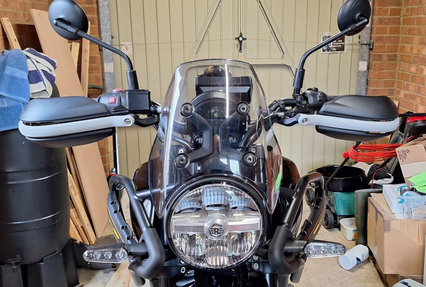 Black Knuckle Guards For Himalayan 450
