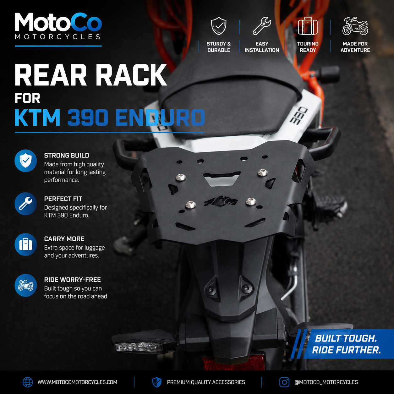 Rear Rack for KTM Enduro 390 R (2025– )