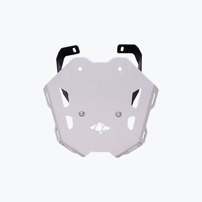 Suzuki V-Strom 800DE rear carrier mounted silver