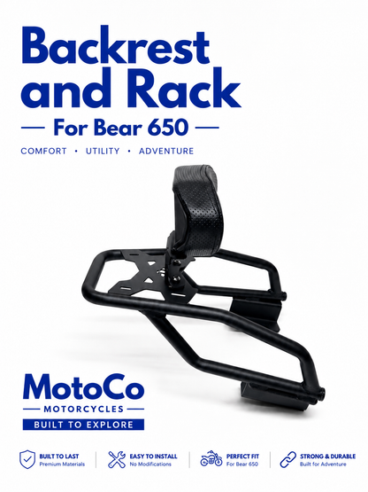 Backrest and Rack For Bear 650