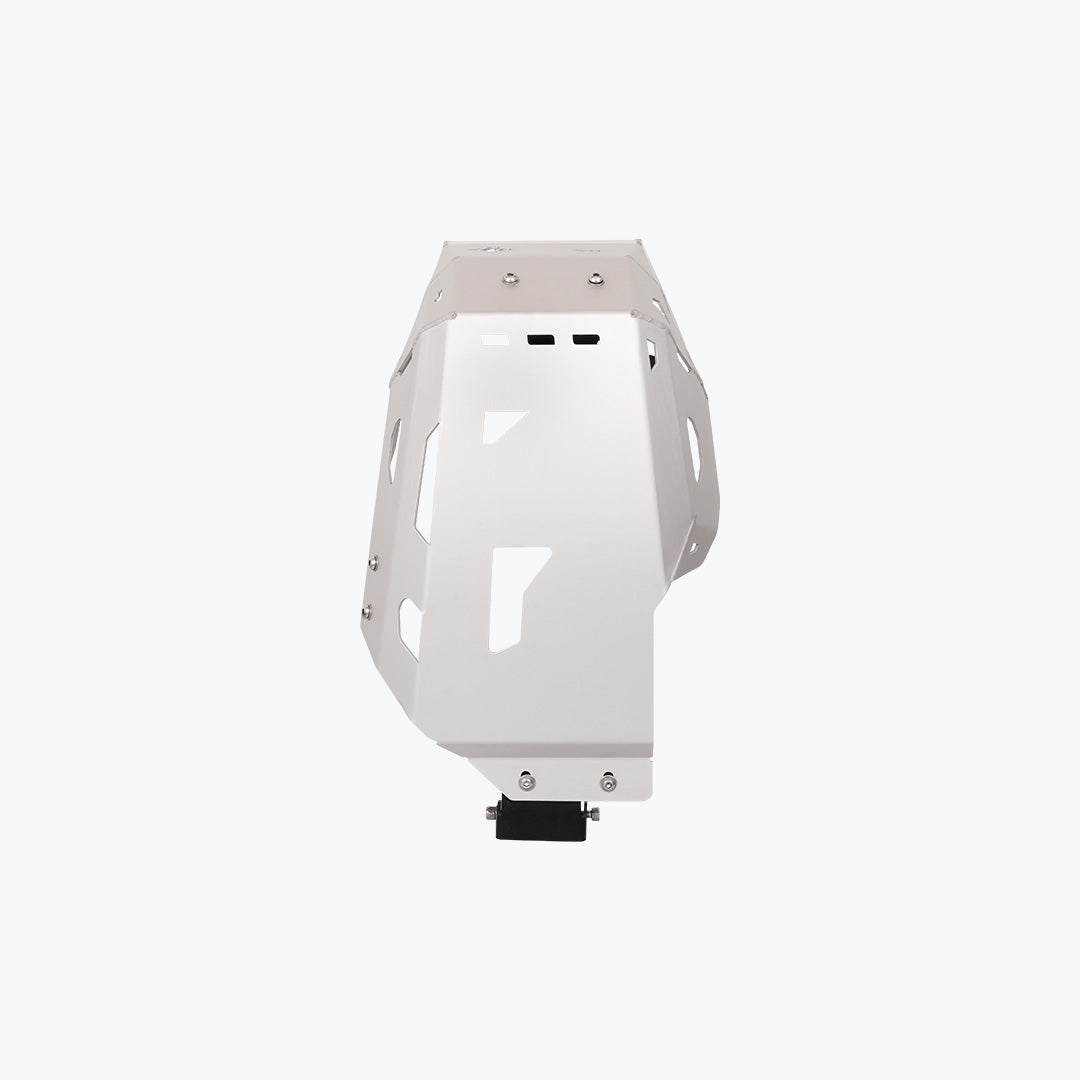 NX500 Vambrace Bash Plate Silver - MotoCo