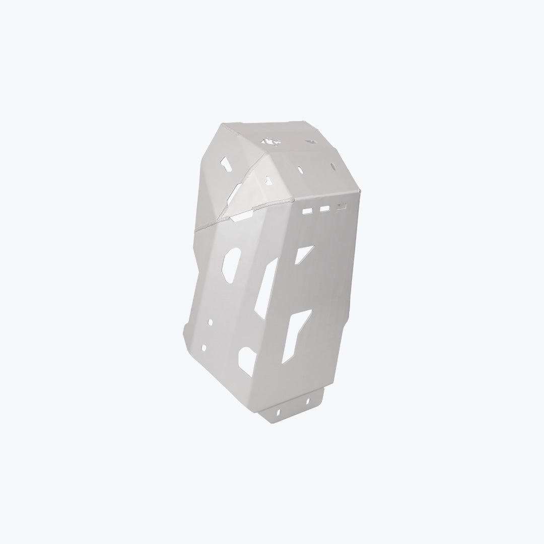 NX500 Vambrace Bash Plate Silver - MotoCo