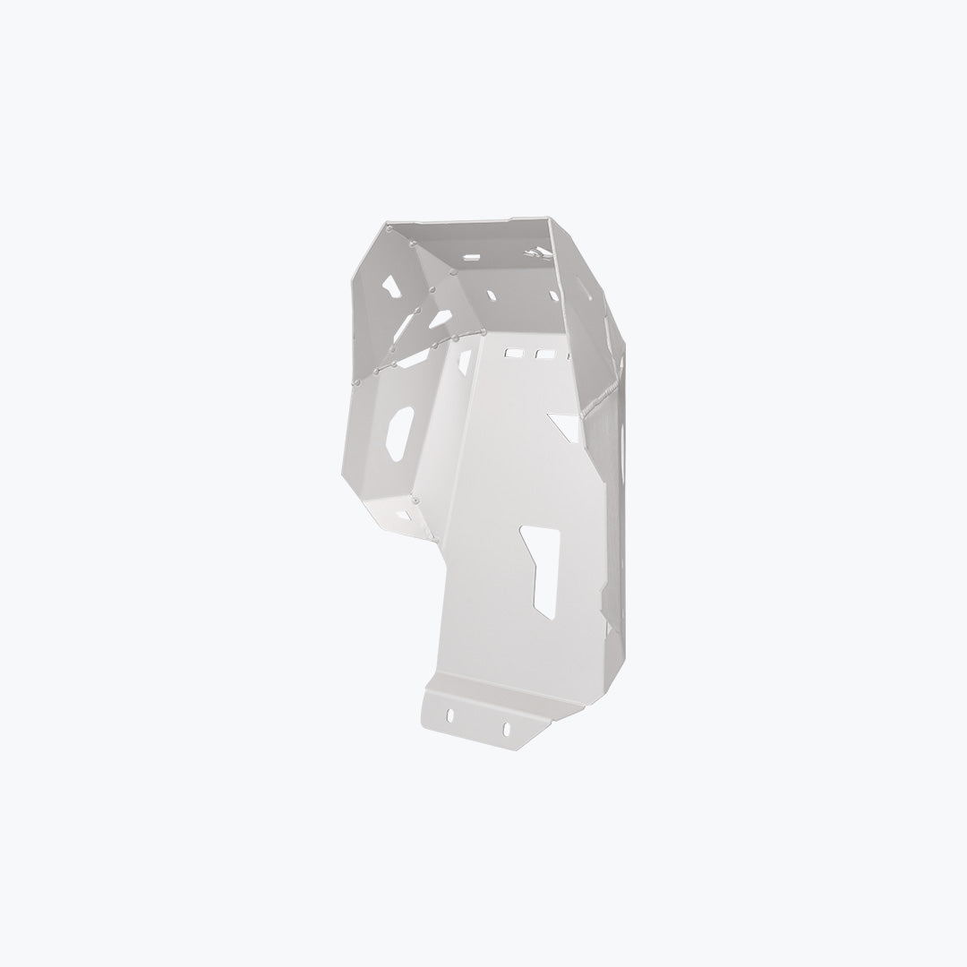 NX500 Vambrace Bash Plate Silver - MotoCo