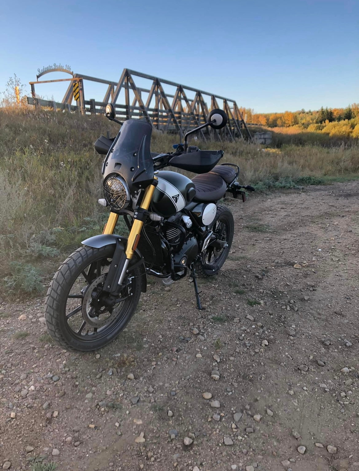 Smoked Windscreen For Triumph Speed 400 and Scrambler 400x