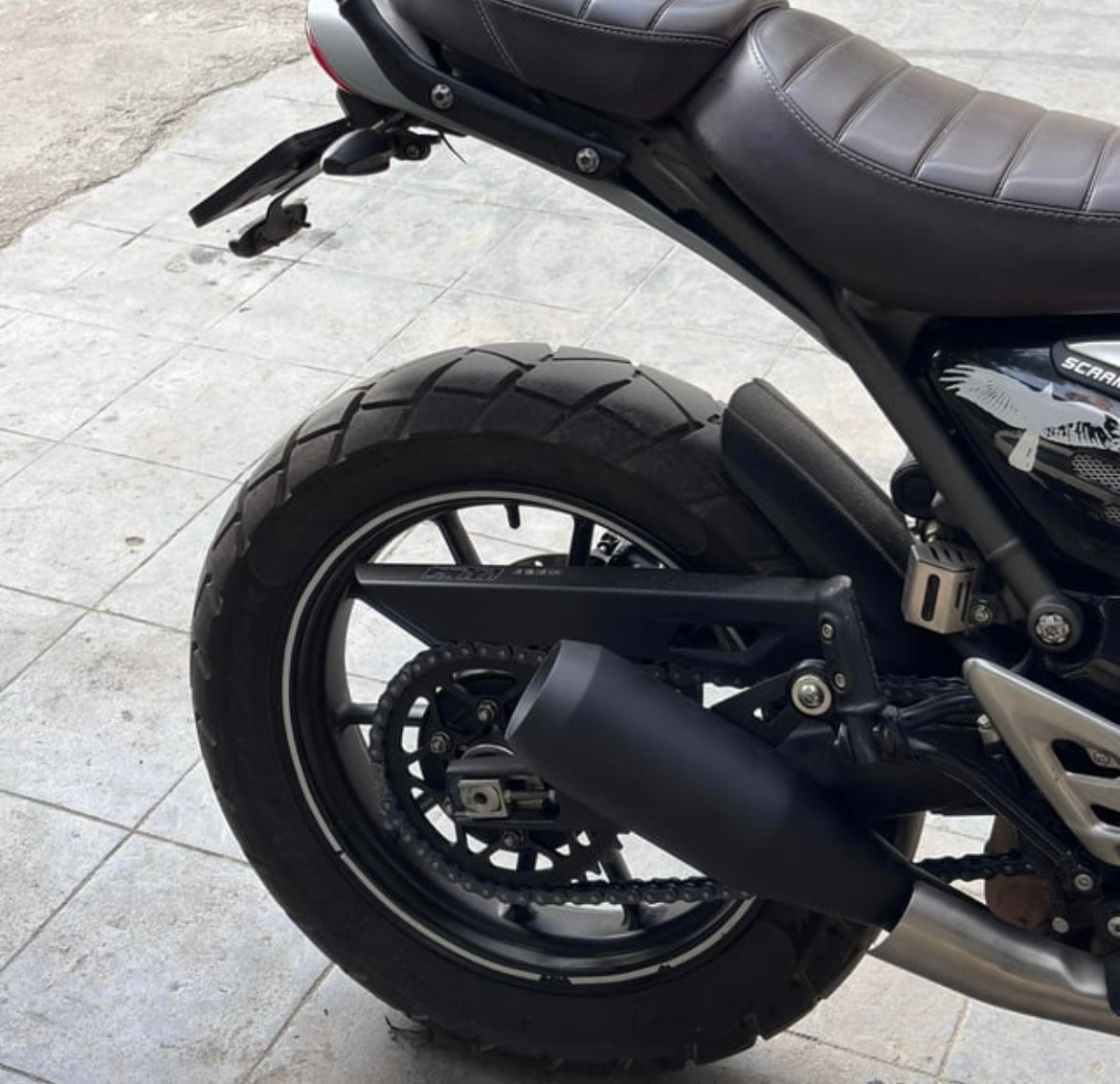 AEW Exhaust For Triumph Scrambler 400 X and Speed 400