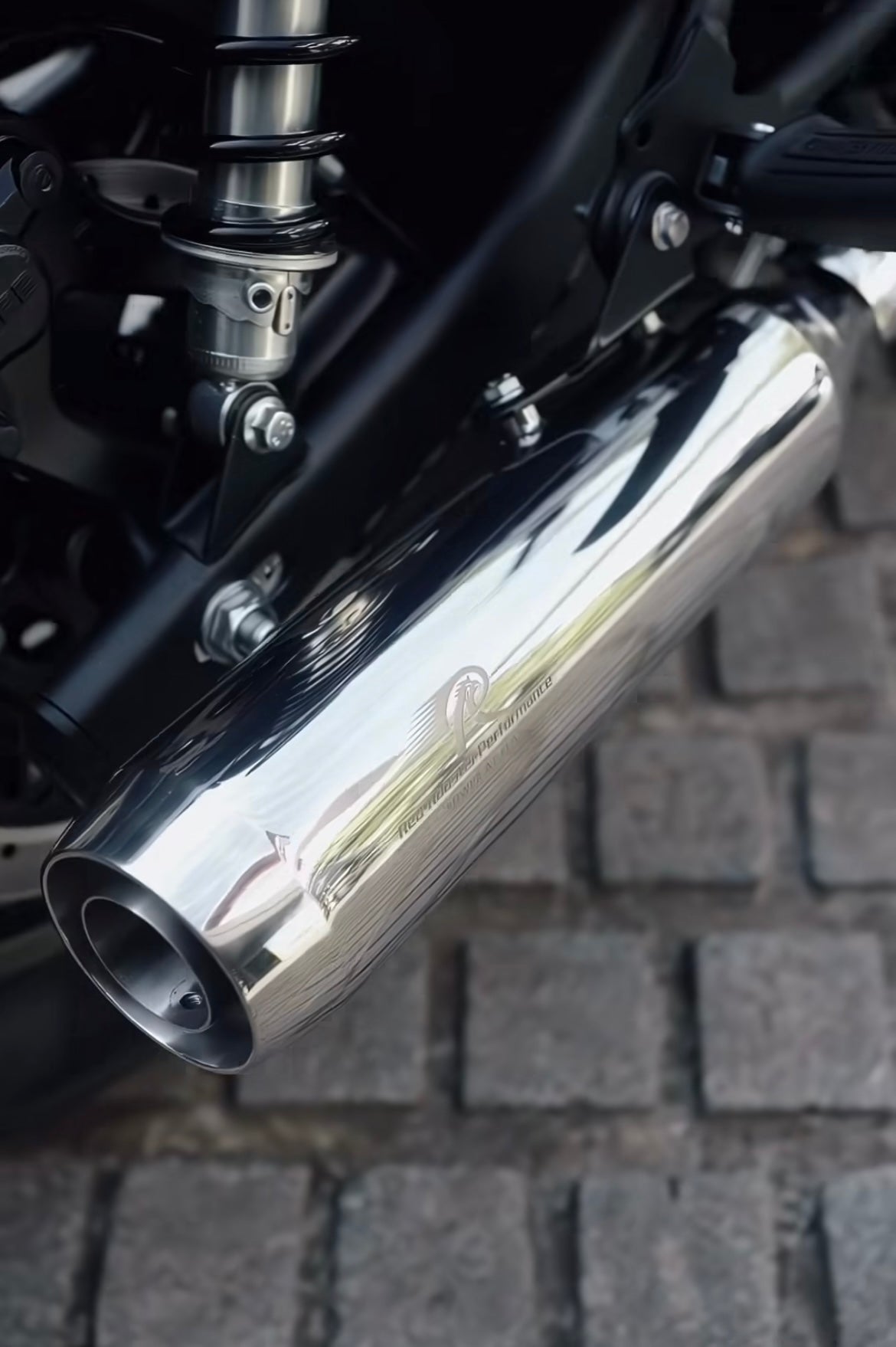 Red Rooster Polished Exhaust ( Astral ) compatible with Super Meteor 650