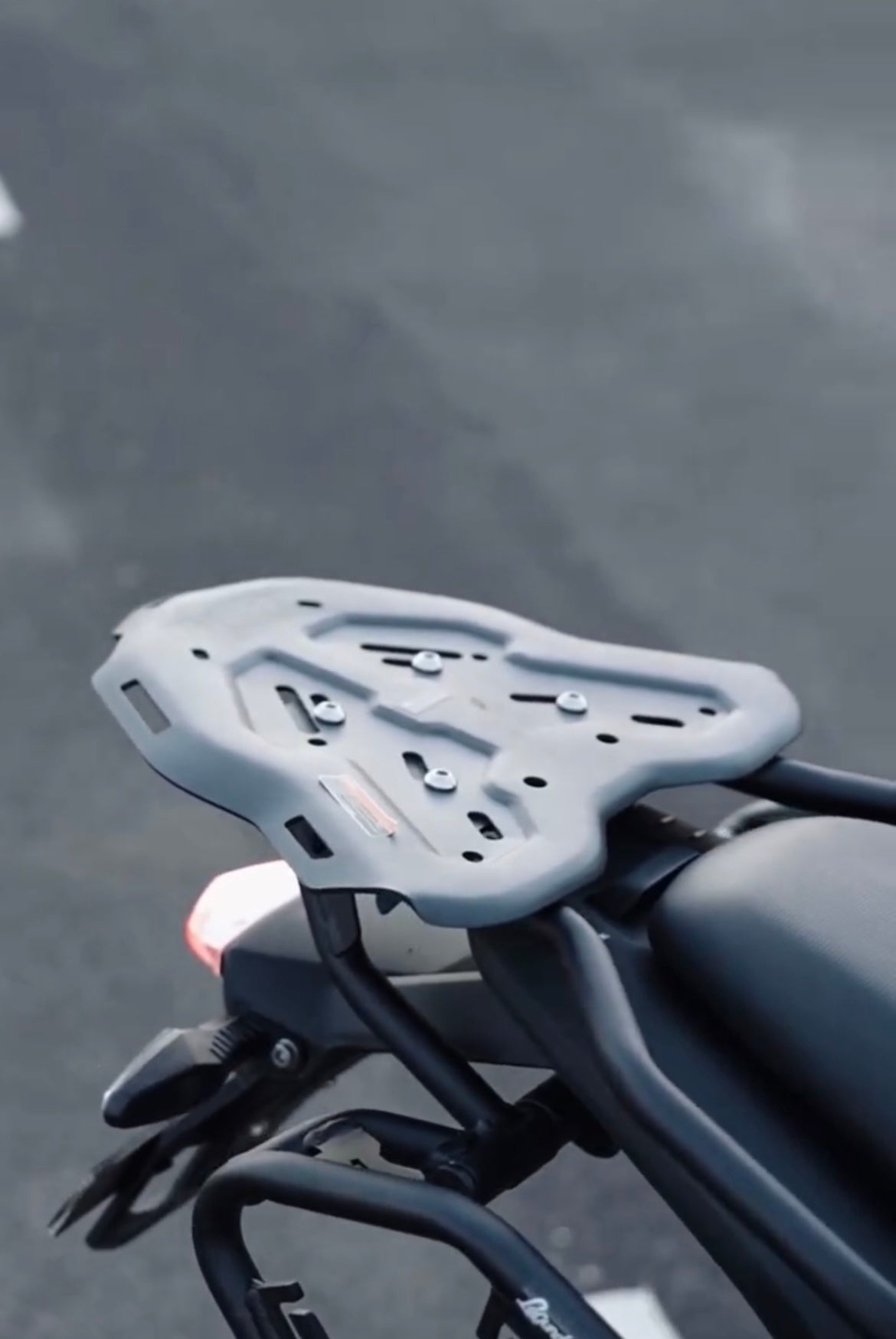 BMW F450 GS Luggage Carrier Black - Rear Rack