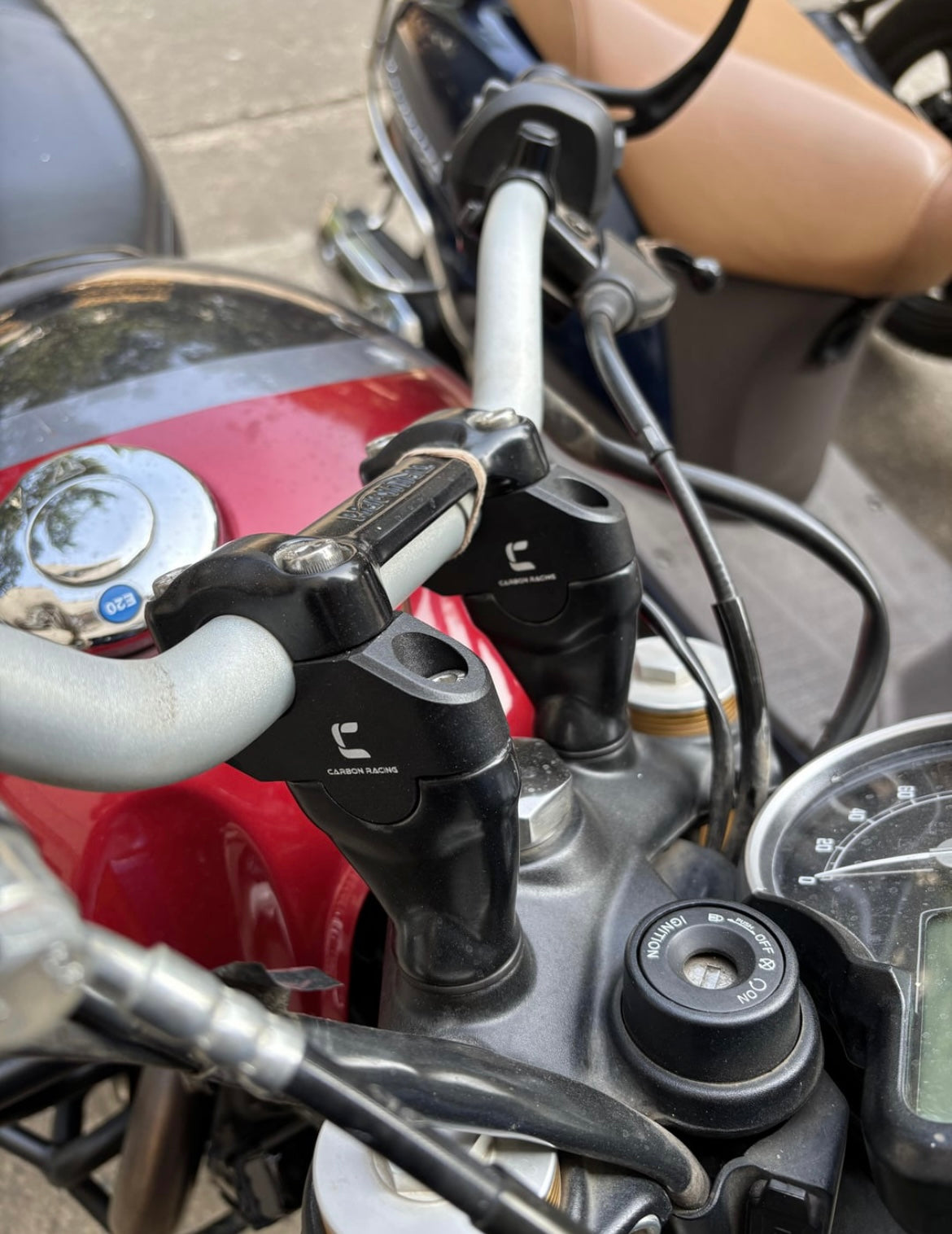Speed Risers Inclined Handle Bar Risers For Triumph Speed 400 & Scrambler 400 X – MotoCo