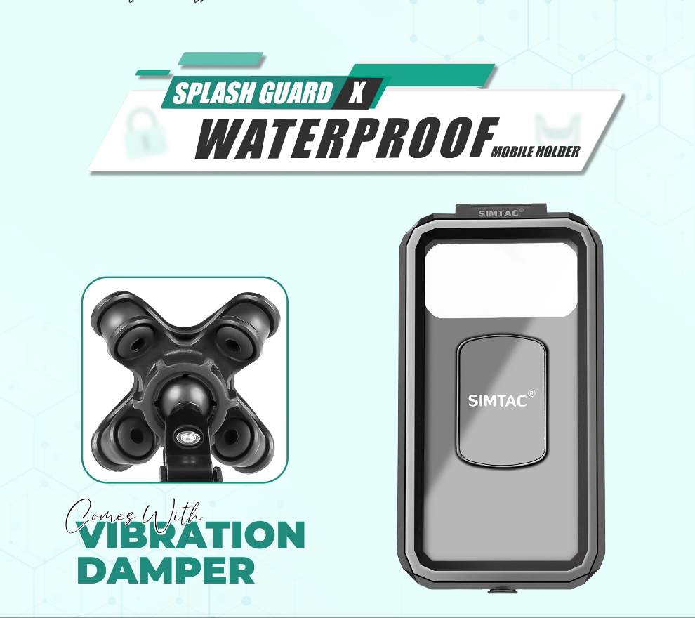 Waterproof Mobile Mount With Vibration Damper