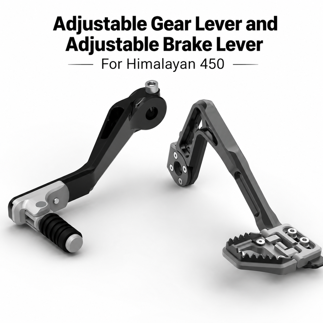 Adjustable Gear Lever and Adjustable Brake Lever For Himalayan 450