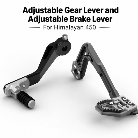 Adjustable Gear Lever and Adjustable Brake Lever For Himalayan 450
