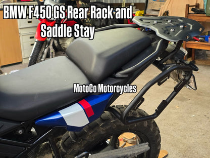 BMW F450 GS Luggage Carrier Black - Rear Rack
