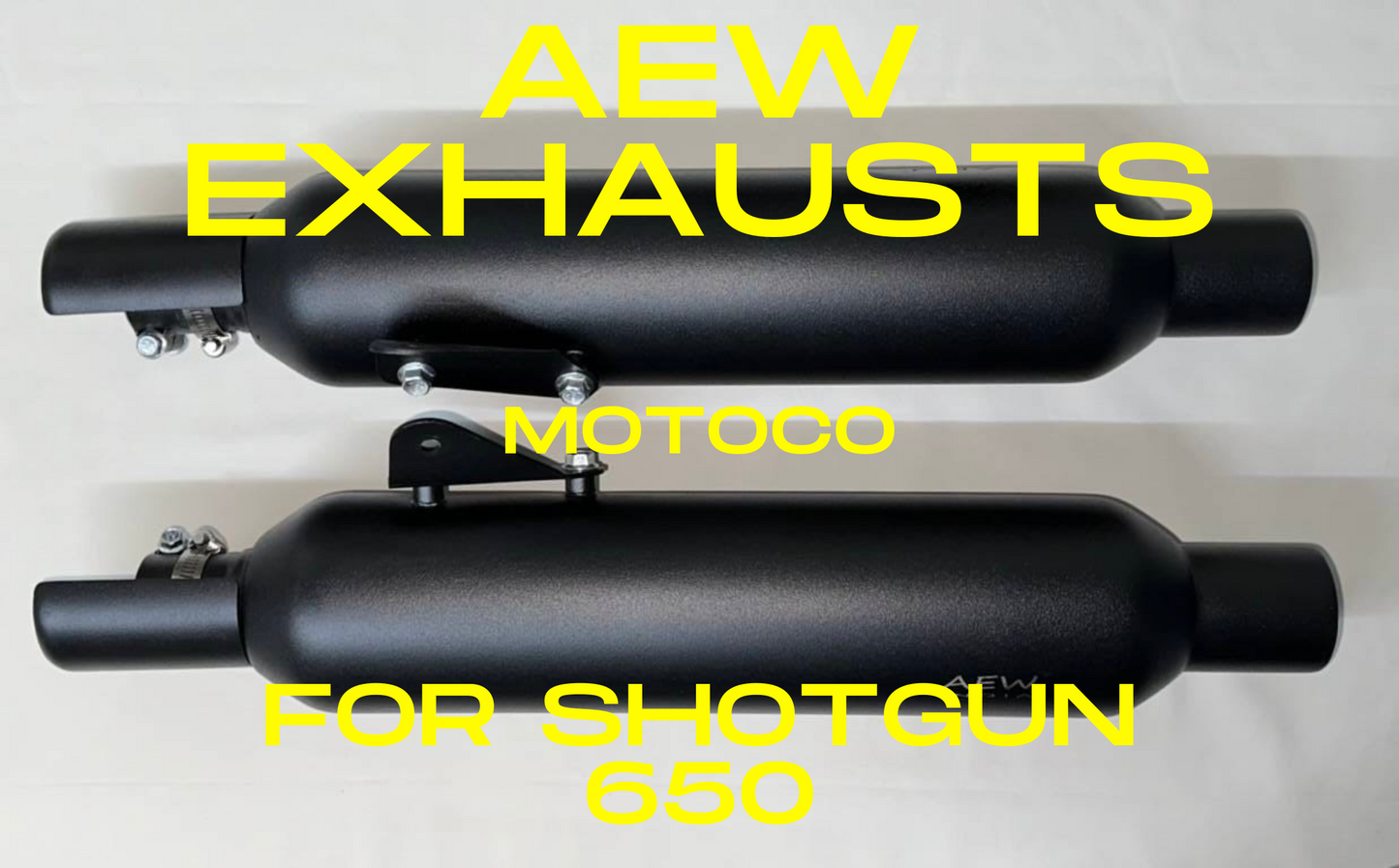 AEW Exhausts For Shotgun 650