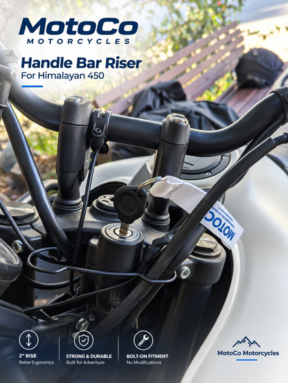 2 Inch Handle Bar Risers for Himalayan 450 & Guerrilla 450