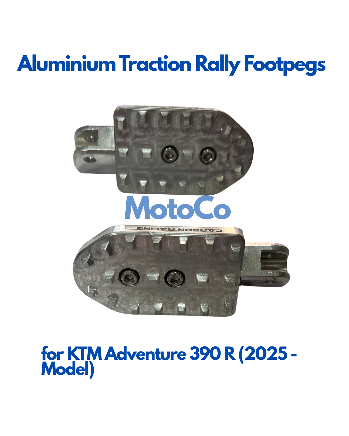 Premium CNC Aluminium Traction Rally Footpegs for KTM Adventure 390 R (2025 Model)
